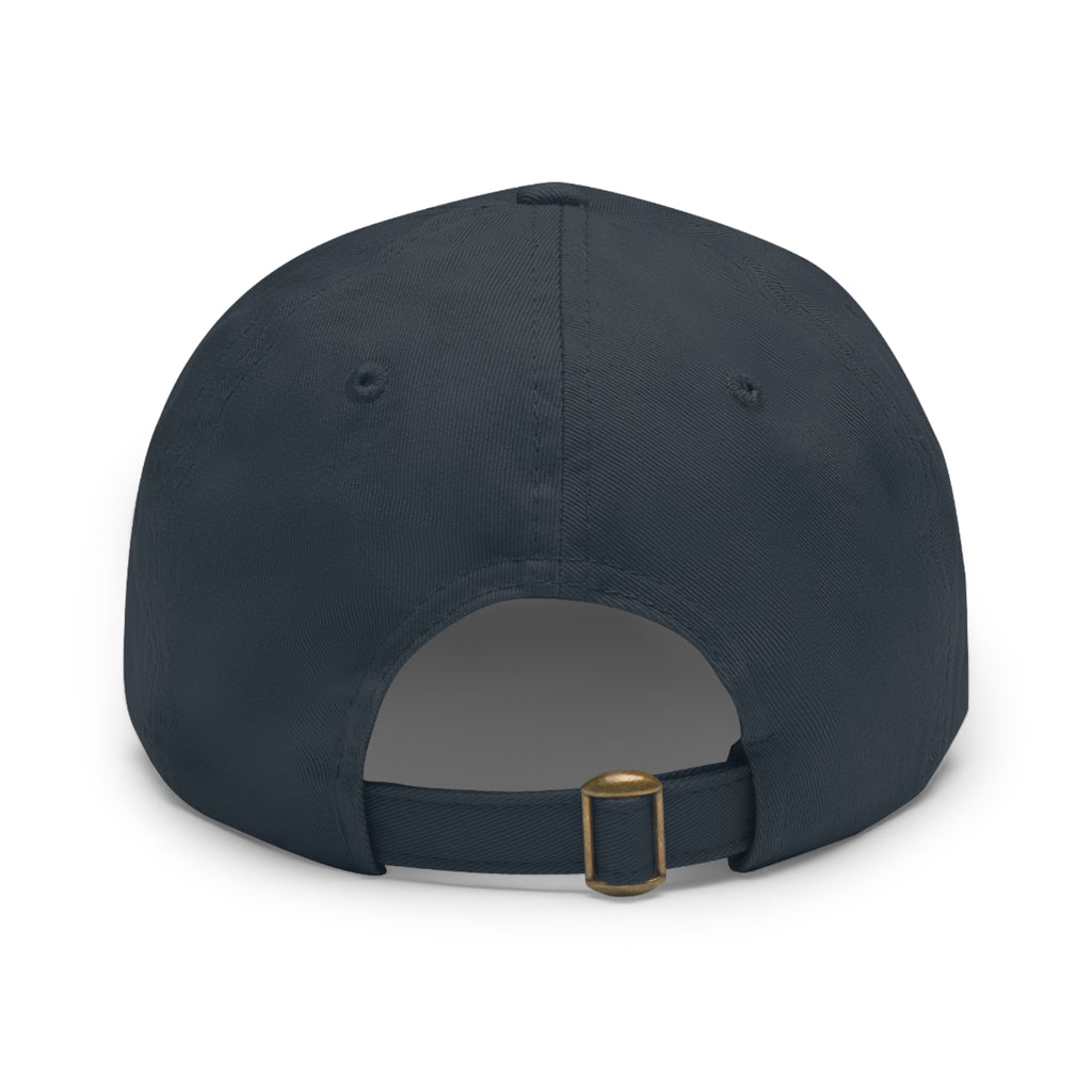 Braids & Broncos Leather Patch Dad Hat