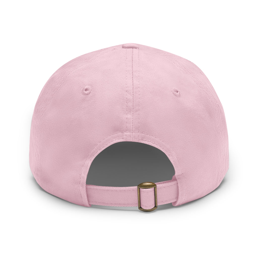 Braids & Broncos Leather Patch Dad Hat