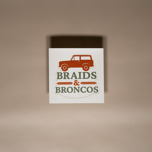 Braids & Broncos Logo