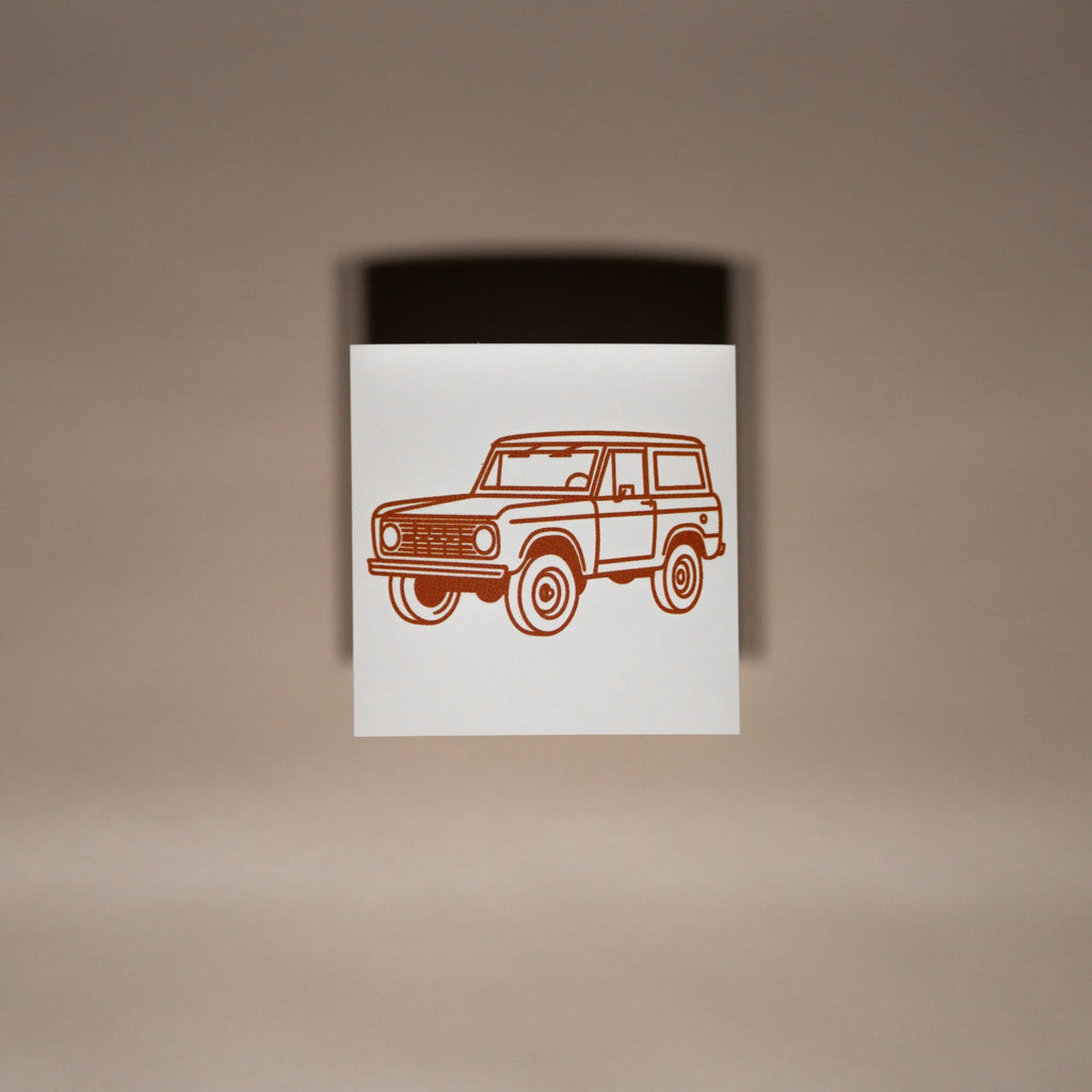 Bronco Outline