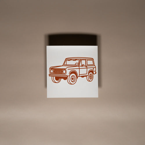 Bronco Outline